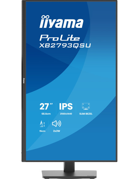 iiyama ProLite/XB2793QSU-B1/27"/IPS/QHD/75Hz/1ms/Čierna/3R