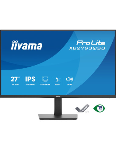 iiyama ProLite/XB2793QSU-B1/27"/IPS/QHD/75Hz/1ms/Čierna/3R