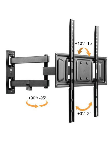 Výsuvný držiak Brateck LPA63-443 pre TV 32"-55" 35kg polohovateľný nástenný