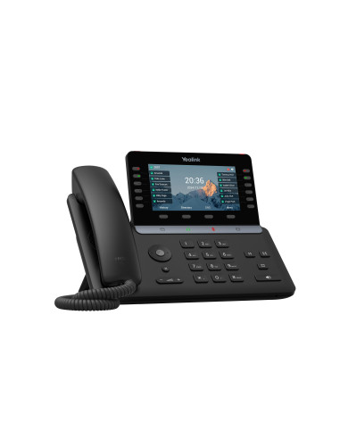 Yealink SIP-T85W SIP telefón, PoE, 5,5" bar. LCD, GigE, 16 SIP účtov, BT, Wi-Fi 6