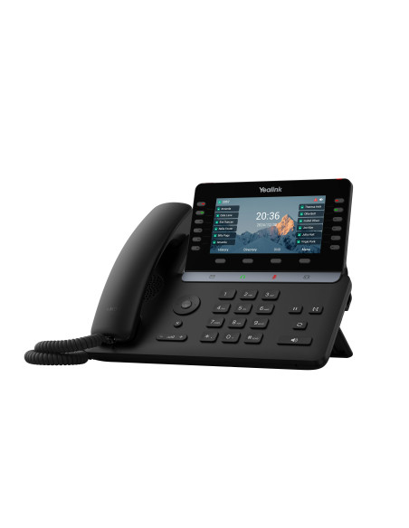 Yealink SIP-T85W SIP telefón, PoE, 5,5" bar. LCD, GigE, 16 SIP účtov, BT, Wi-Fi 6