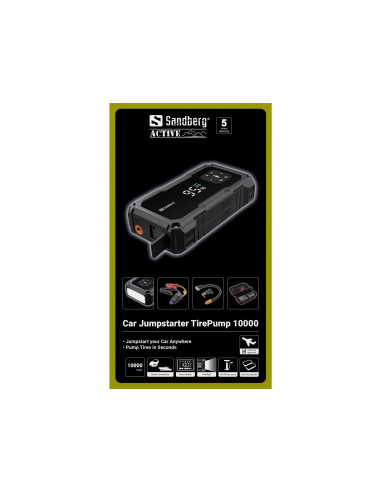 Sandberg Car Jumpstarter TirePump 10000