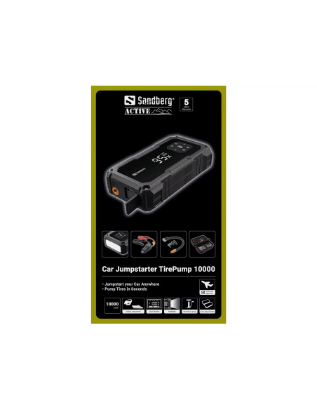 Sandberg Car Jumpstarter TirePump 10000