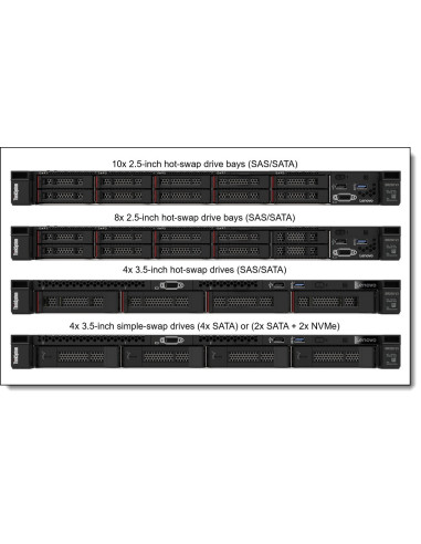 SR250 V3 Rack/6353P/16GB/8Bay/SW RAID/800W
