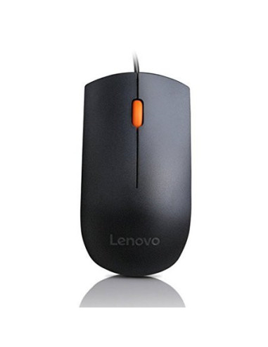 Lenovo 300/Kancelárska/Optická/1 600 DPI/Drôtová USB/Čierna