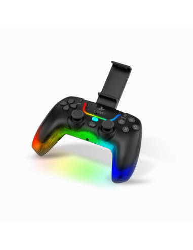 EVOLVEO Ptero2, bezdrôtový & drôtový gamepad pre PC, PS3/4/5, iOS, Android, Switch, čierny