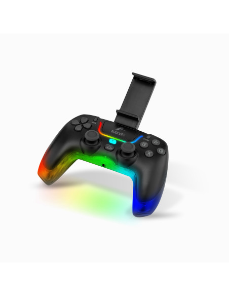 EVOLVEO Ptero2, bezdrôtový & drôtový gamepad pre PC, PS3/4/5, iOS, Android, Switch, čierny