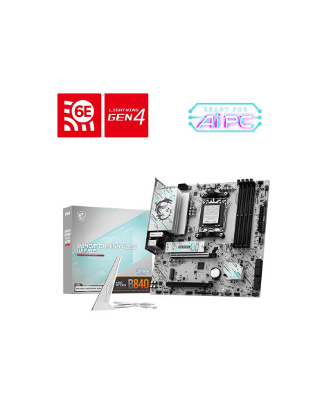 MSI B840M GAMING PLUS WIFI6E/AM5/mATX