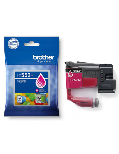 Brother LC-552M - atrament purpurový