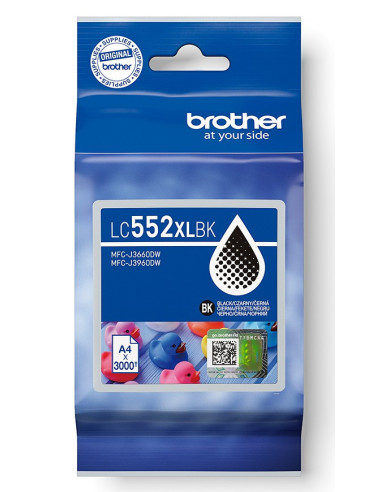 Brother LC-552XLBK - atrament čierny XL