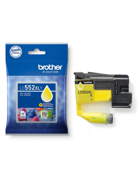 Brother LC-552XLY - atrament žltý XL