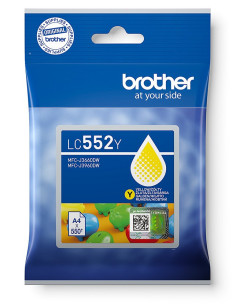 Brother LC-552Y - atrament žltý