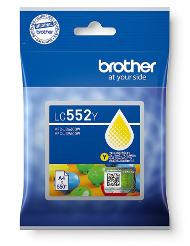 Brother LC-552Y - atrament žltý