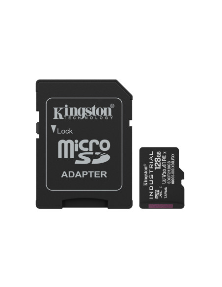 Kingston Industrial/Micro SDXC/128GB/UHS-I U3 / Class 10/+ Adaptér