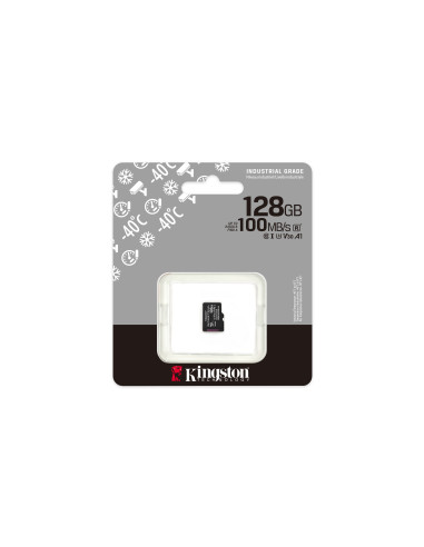 Kingston Industrial/Micro SDXC/128GB/UHS-I U3 / Class 10