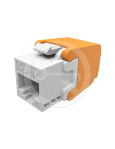 Samorezný keystone Solarix CAT6 UTP SXKJ-6-UTP-WH-SA Component Level a 4PPoE certifikácia