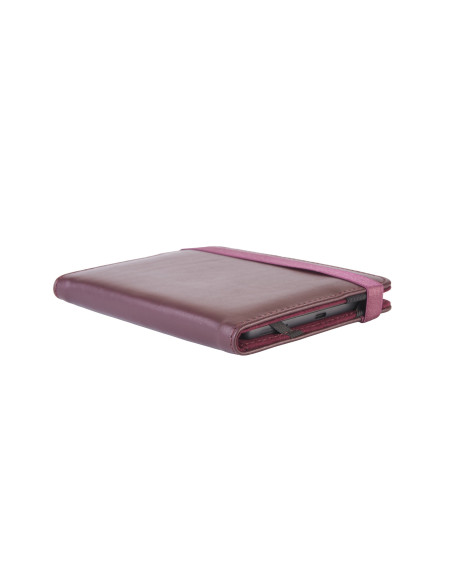 C-TECH PROTECT púzdro z pravej kože pre 6" zariadenie, RLC-02, bordó