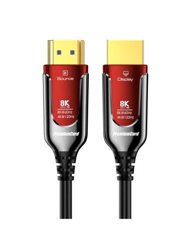 PremiumCord Ultra High Speed ??HDMI 2.1, optický, 25m