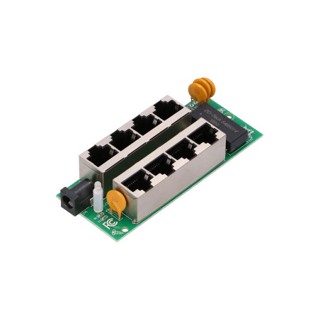 Gigabitový tienený 4-portový PoE panel