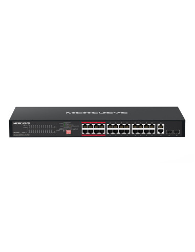 Mercusys MS126CP 24xFE PoE+ 2xGb rack switch