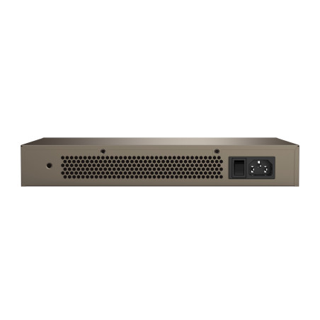 Tenda TEG1024D 24x Gigabit Switch, Fanless-bez ventilátorov, Rackmount, ochrana proti prepätiu