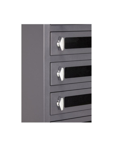 PORT NAOTIC itLocker 15 Tablets, nabíjacia skriňa pre tablety, integrovaný zámok na kľúč, šedá