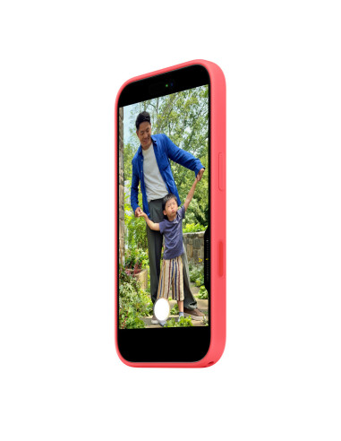 iPhone 17 Silicone Case with MagSafe – Bright Guava