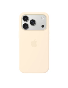 iPhone 17 Pro Silicone Case with MS – Vanilla