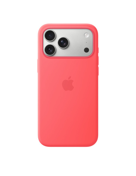 iPhone 17 Pro Max Silicone Case with MS – Br.Guava