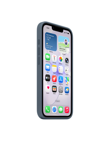 iPhone 17e Silicone Case with MagSafe – Anchor Blue