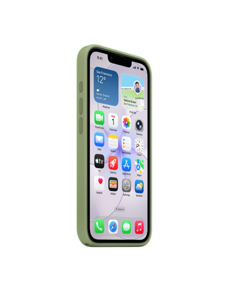 iPhone 17e Silicone Case with MagSafe – Light Moss