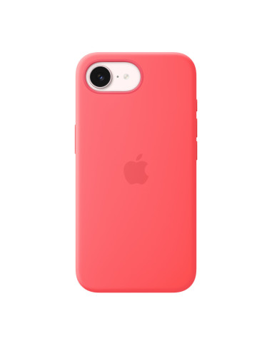 iPhone 17e Silicone Case with MagSafe – Bright Guava