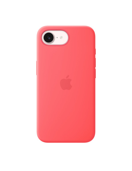 iPhone 17e Silicone Case with MagSafe – Bright Guava