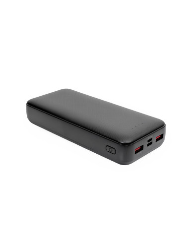Platinet SET 3v1 Powerbanka 20000 mAh + Nabíjačka 20W Power Delivery, kábel USB-C 1m, čierna