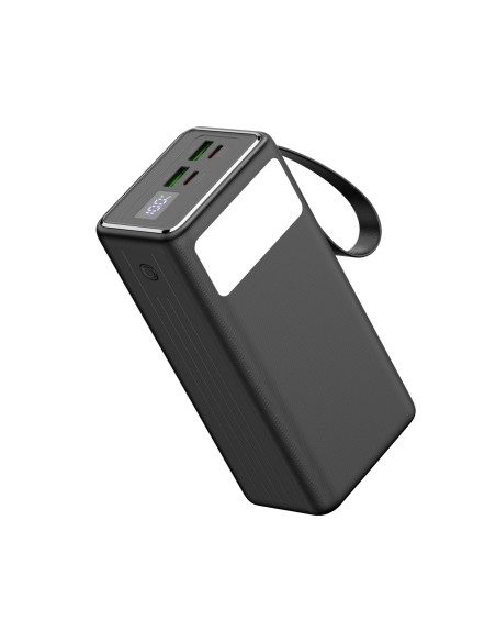 Platinet Powerbanka 40000 mAh 65W Power Delivery, 2xUSB-C, 2xUSB-A, kábel USB-C 1m, čierna