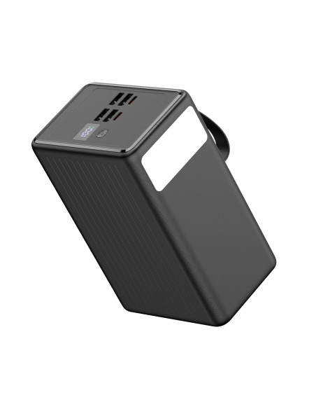 Platinet Powerbanka 80000 mAh 65W Power Delivery, 2xUSB-C, 4xUSB-A, kábel USB-C 1m, čierna
