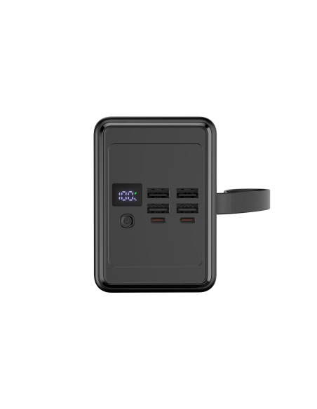 Platinet Powerbanka 80000 mAh 65W Power Delivery, 2xUSB-C, 4xUSB-A, kábel USB-C 1m, čierna
