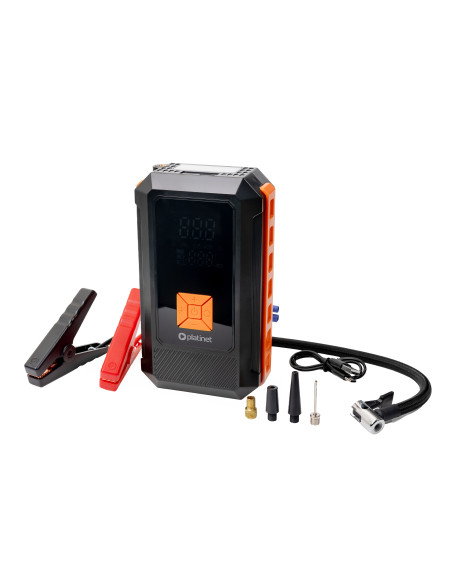 Platinet 4v1 Powerbanka 8000 mAh + Multifunkčná štartovacia nabíjačka 800A, kompresor 25 l/min 10 BAR