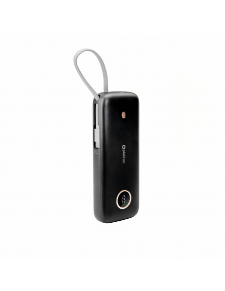 Platinet Powerbanka 20000 mAh 70W Power Delivery, 1xUSB-C, 1xUSB-A, kábel USB-C 1m, čierna
