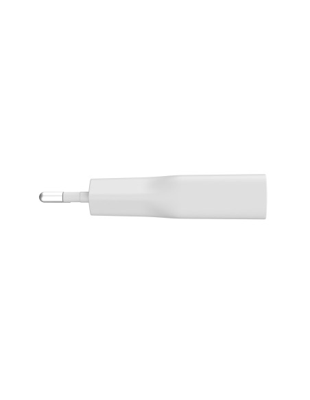 Univerzálna USB nabíjačka Natec RIBERA GaN SLIM, 20 W, 1X USB-A + 1X USB-C, Biela