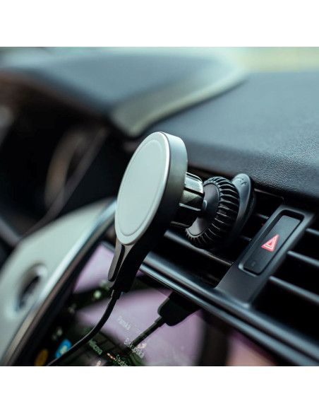 Car charger 15W MagSafe 1,5m + 40W - čierny