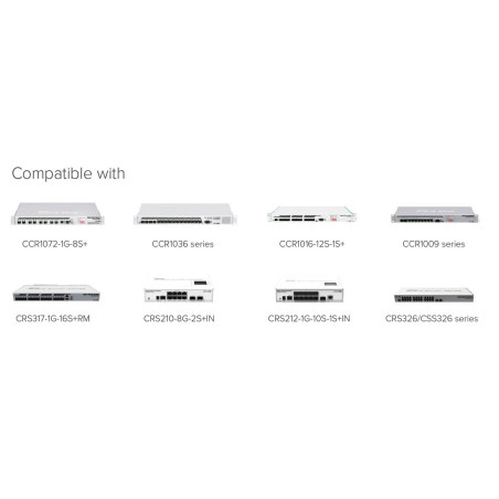 MikroTik S+RJ10 - RJ45 SFP+ metalický modul 10/100/1000M/2.5G/5G/10G