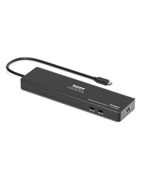 PORT CONNECT Univerzálna cestovná dokovacia stanica USB-C, 1× 4K / 3× Full HD