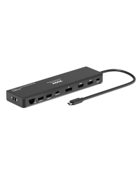 PORT CONNECT Univerzálna cestovná dokovacia stanica USB-C, 1× 4K / 3× Full HD