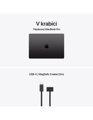 Apple MacBook Pro 14"/M5 Pro/14,2"/3024x1964/24GB/1TB/M5 Pro/Tahoe/Space Black/1R