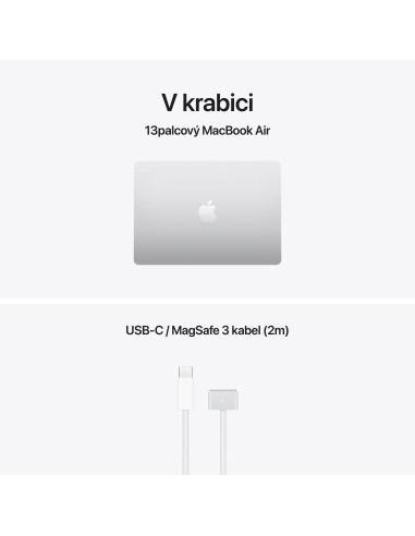 Apple MacBook Air 13"/M5/13,6"/2560x1664/16GB/512GB/M5/Tahoe/Silver/1R