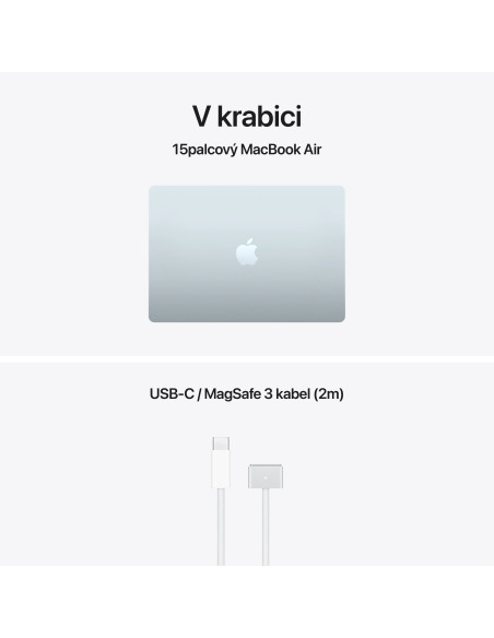 Apple MacBook Air 15"/M5/15,3"/2880x1864/16GB/512GB/M5/Tahoe/Sky Blue/1R
