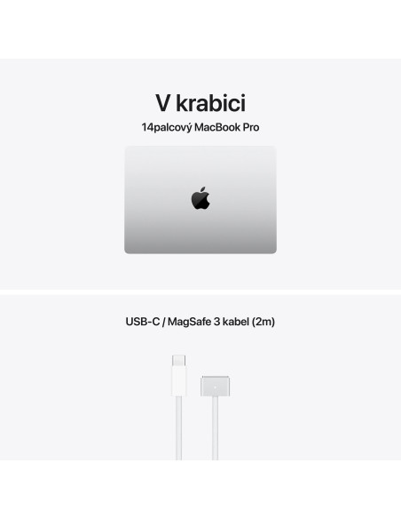 Apple MacBook Pro 14"/M5/14,2"/3024x1964/32GB/1TB/M5/Tahoe/Silver/1R