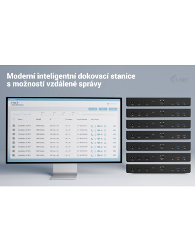 i-tec Thunderbolt 4 Intelligent Dual Display Docking Station, Power Delivery 90W