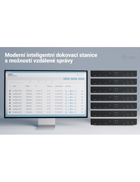 i-tec Thunderbolt 4 Intelligent Dual Display Docking Station, Power Delivery 90W